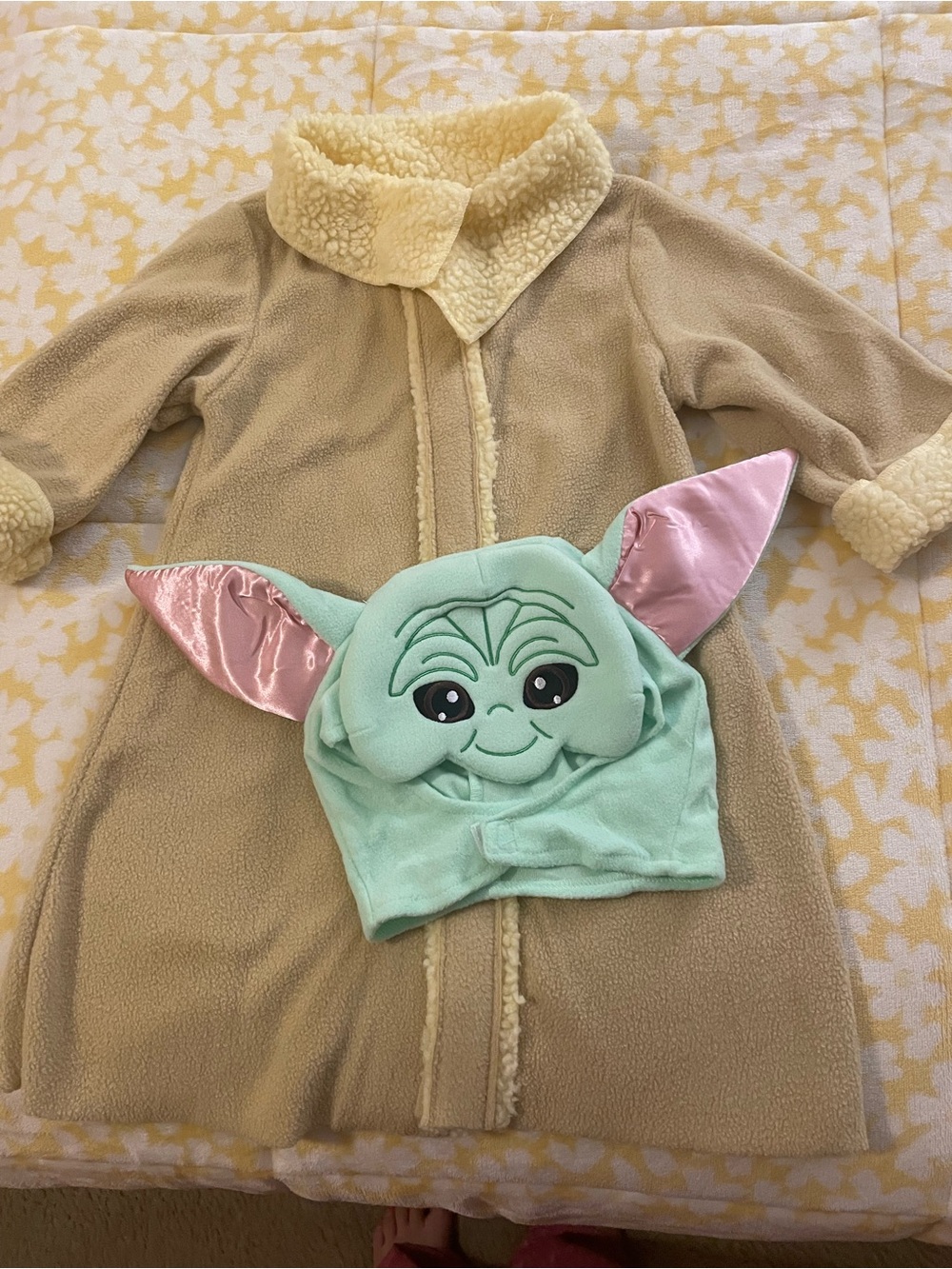 Star Wars Grogu Halloween Costume The Mandalorian 2T/3TToddler Boys Robe